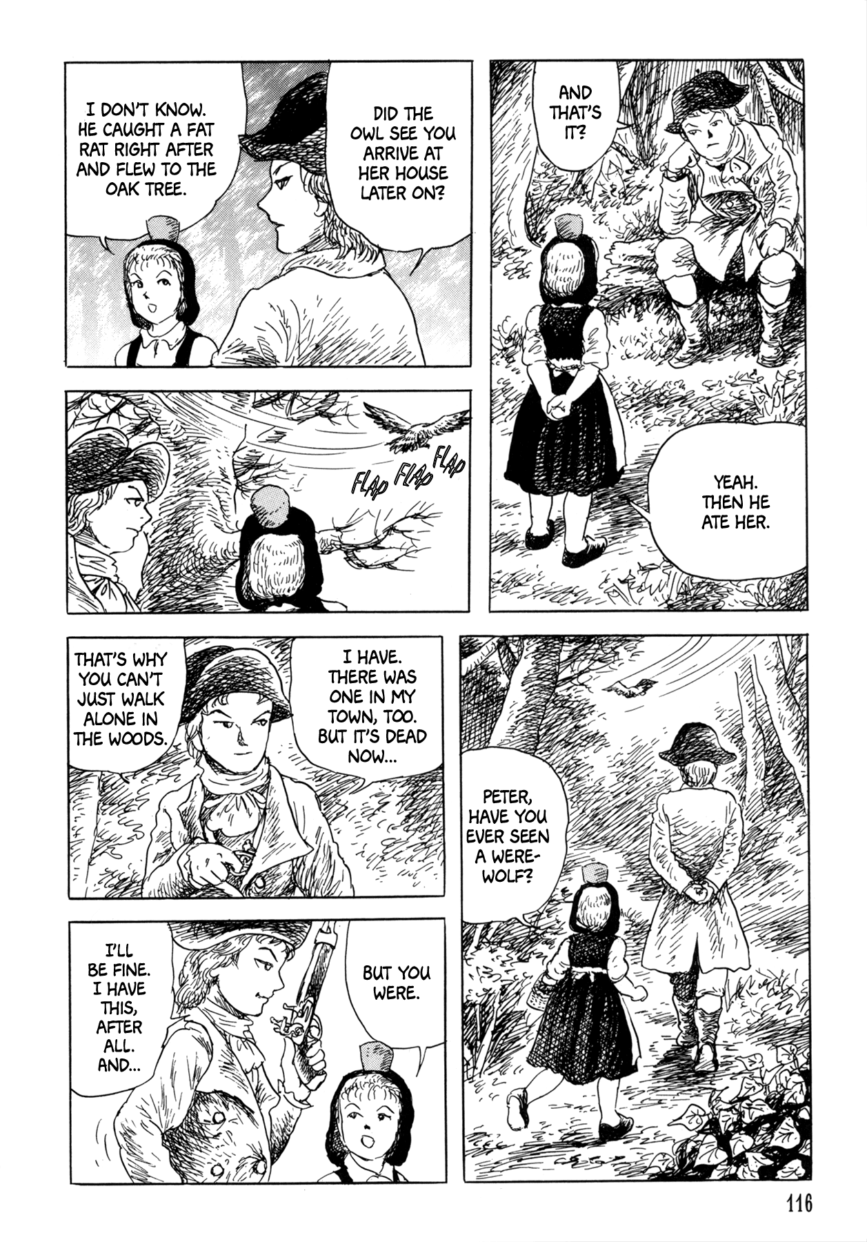 Frau Trude – Grimm-Adjacent Tales Chapter 4 page 16 - Chapter 4: Little Red Riding Hood