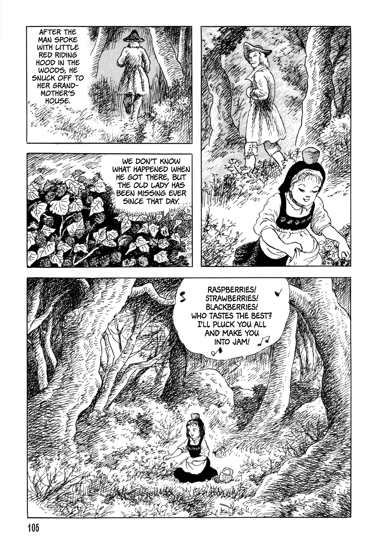 Frau Trude – Grimm-Adjacent Tales Chapter 4 page 5 - Chapter 4: Little Red Riding Hood