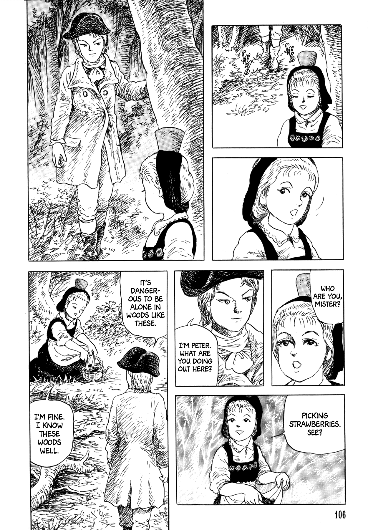 Frau Trude – Grimm-Adjacent Tales Chapter 4 page 6 - Chapter 4: Little Red Riding Hood