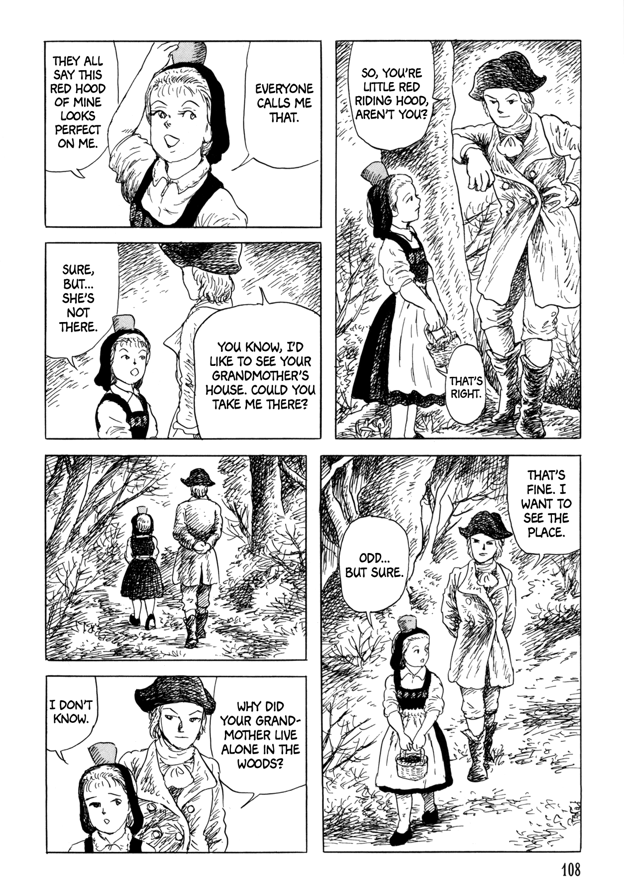 Frau Trude – Grimm-Adjacent Tales Chapter 4 page 8 - Chapter 4: Little Red Riding Hood
