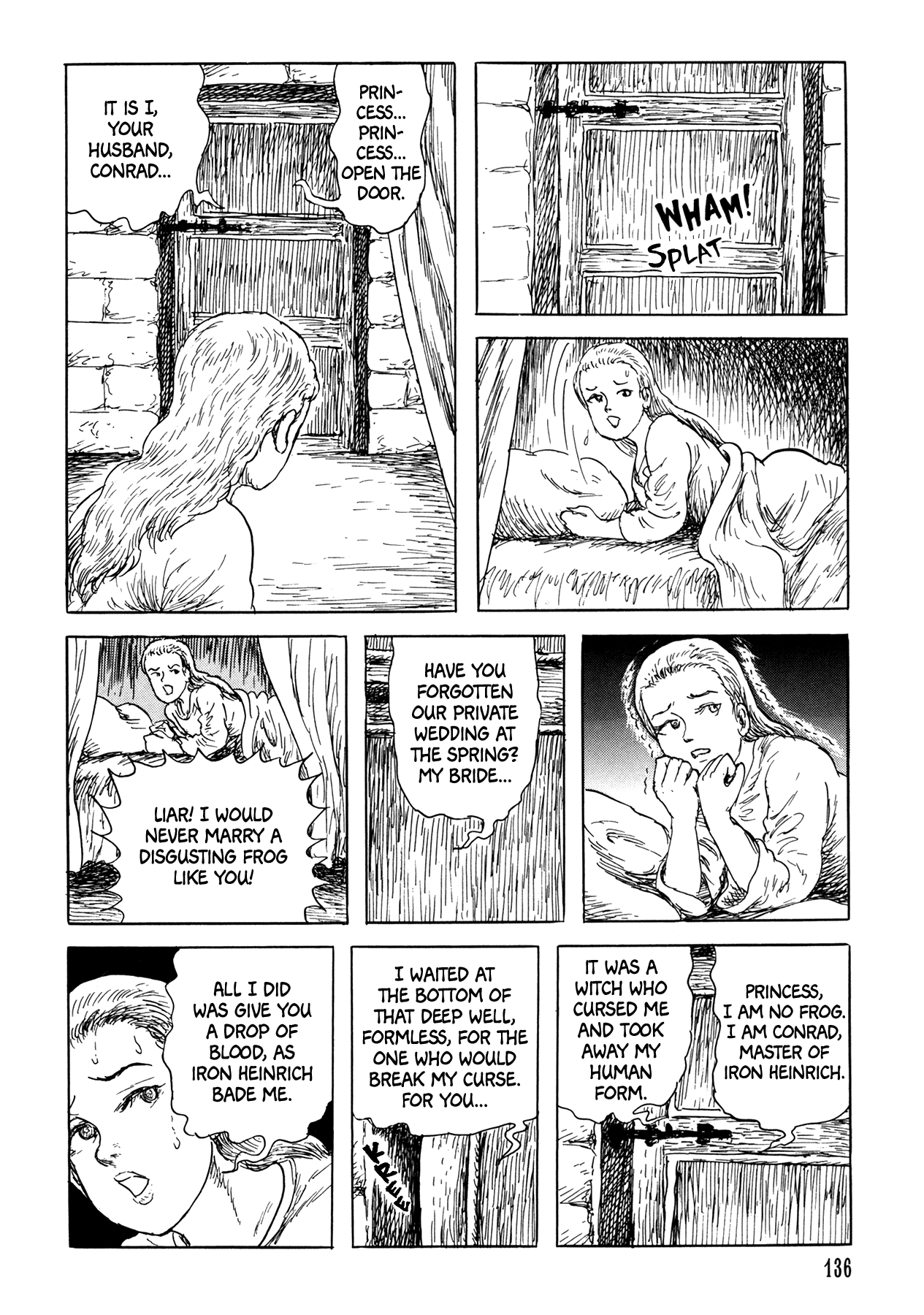Frau Trude – Grimm-Adjacent Tales Chapter 5 page 12 - Chapter 5: The Frog King or Iron Heinrich