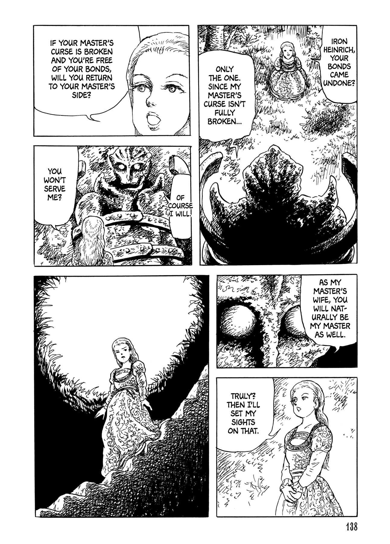 Frau Trude – Grimm-Adjacent Tales Chapter 5 page 14 - Chapter 5: The Frog King or Iron Heinrich