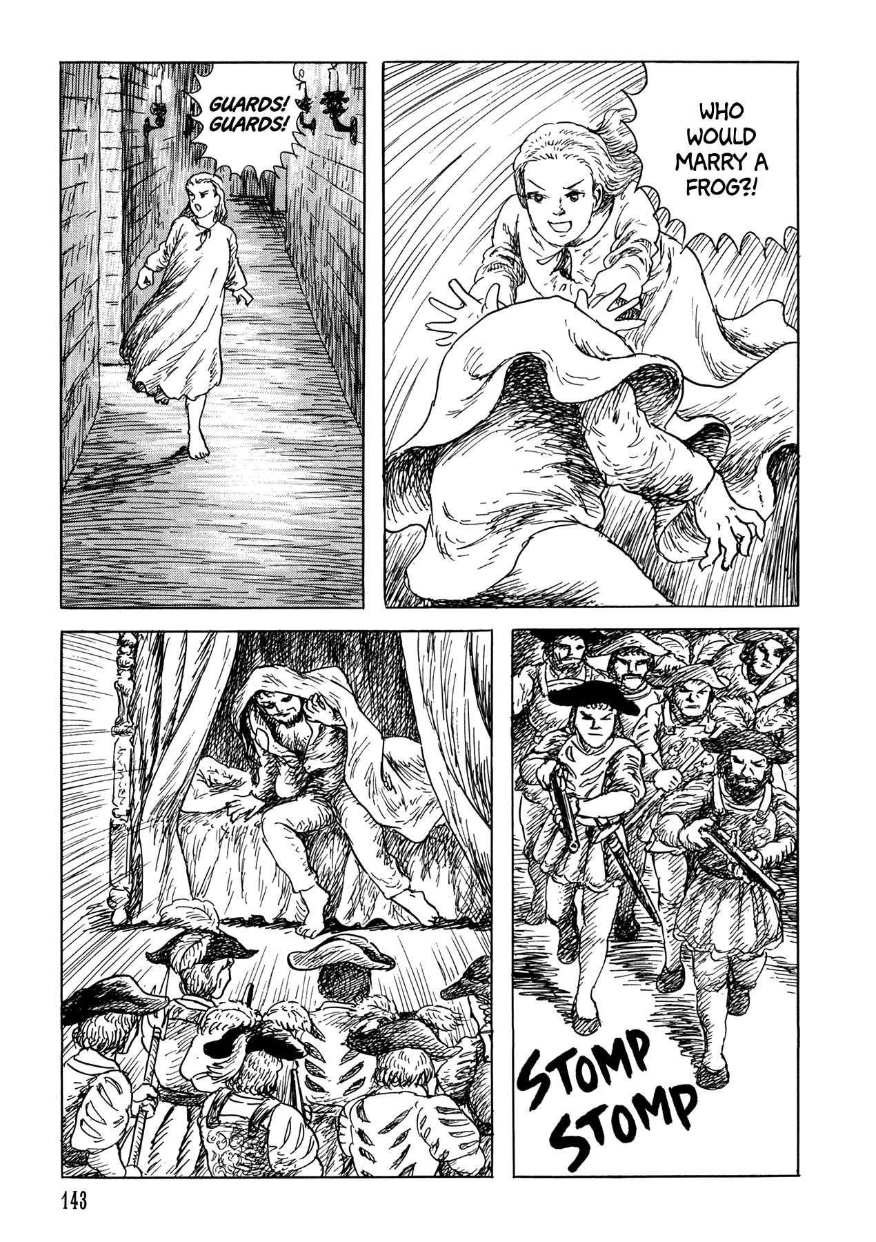 Frau Trude – Grimm-Adjacent Tales Chapter 5 page 19 - Chapter 5: The Frog King or Iron Heinrich