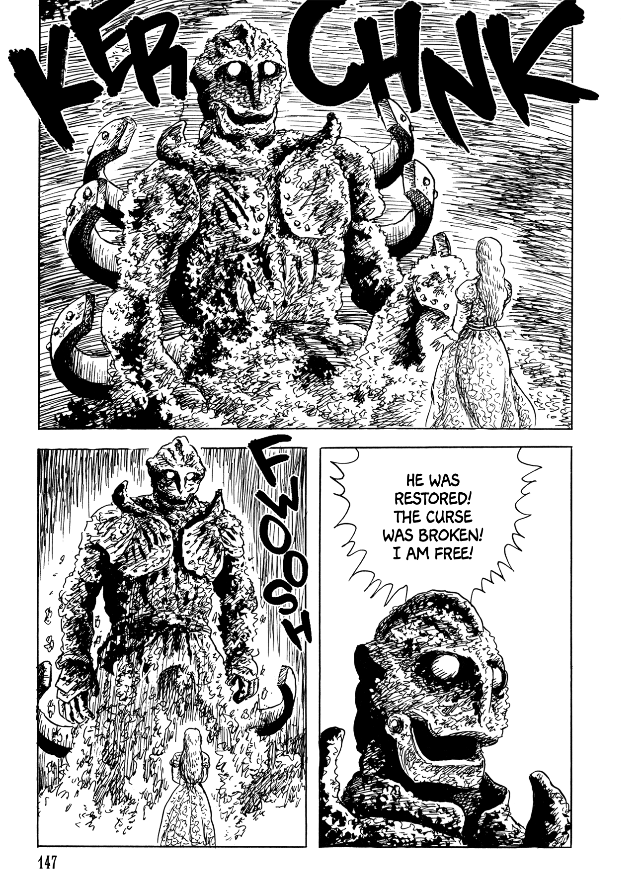 Frau Trude – Grimm-Adjacent Tales Chapter 5 page 23 - Chapter 5: The Frog King or Iron Heinrich