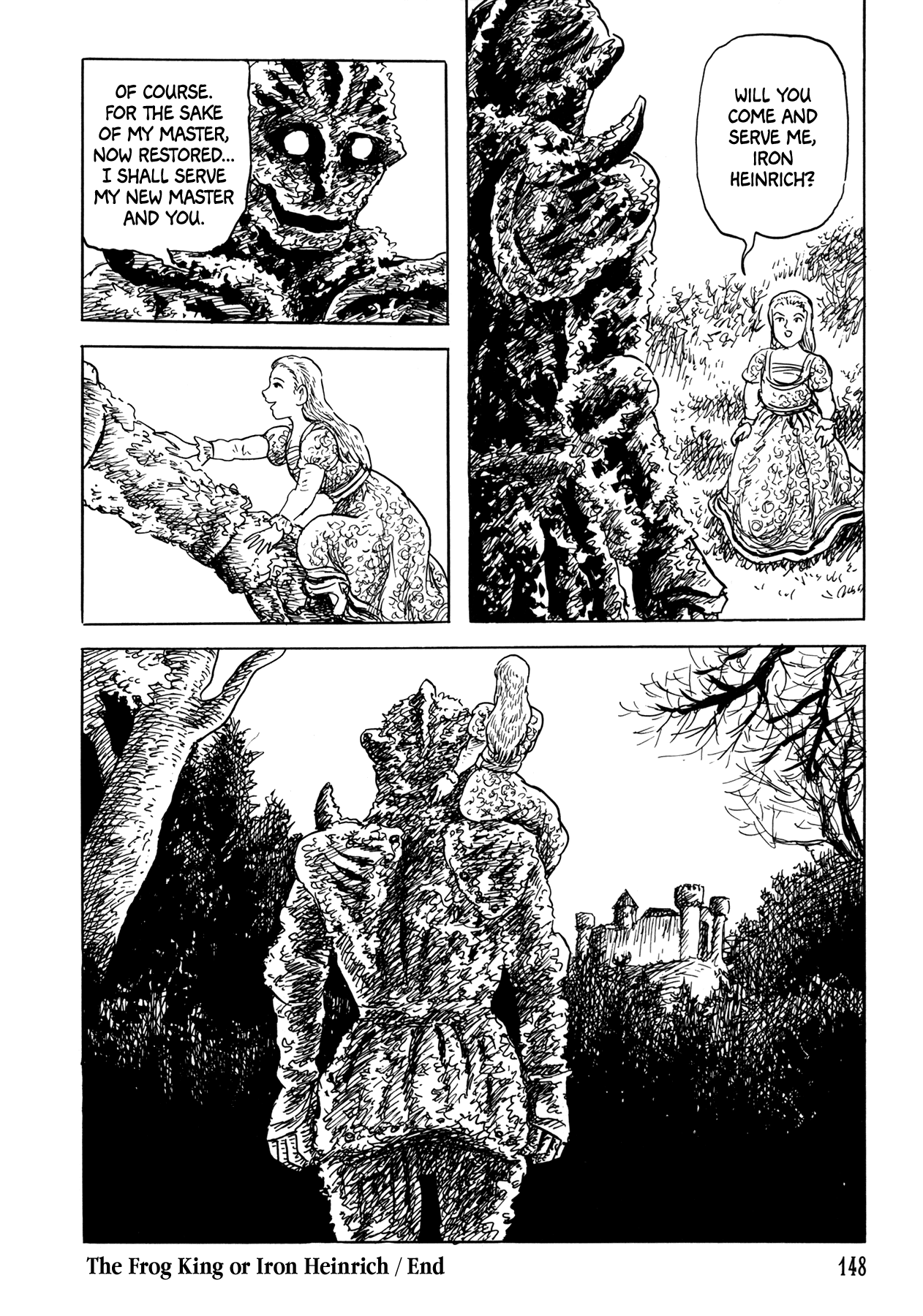 Frau Trude – Grimm-Adjacent Tales Chapter 5 page 24 - Chapter 5: The Frog King or Iron Heinrich