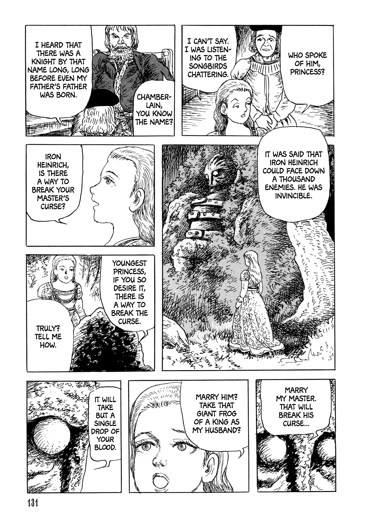 Frau Trude – Grimm-Adjacent Tales Chapter 5 page 7 - Chapter 5: The Frog King or Iron Heinrich