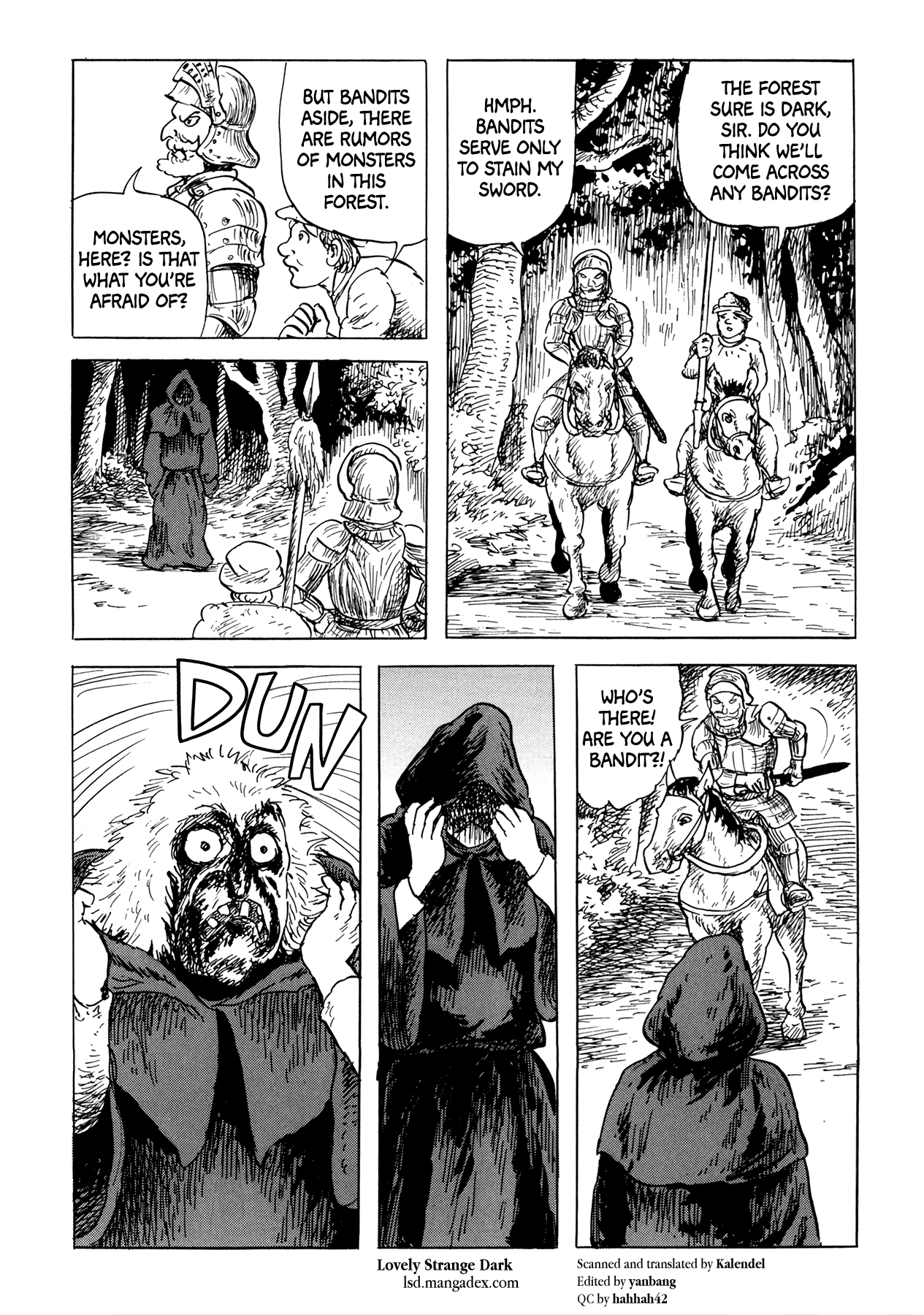 Frau Trude – Grimm-Adjacent Tales Chapter 7 page 4 - Chapter 7: The Bremen Town Musicians