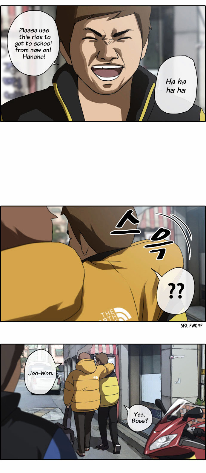Free Throw Chapter 1 page 19 - Chapter 1 : Going to School