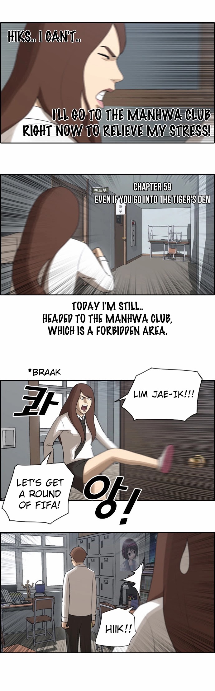 Free Throw Chapter 59 page 3 - Chapter 59: Even If You Go Into The Tiger's...