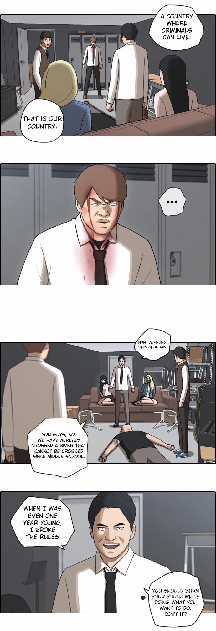 Free Throw Chapter 60 page 14 - Chapter 60: Through a Long Tunnel