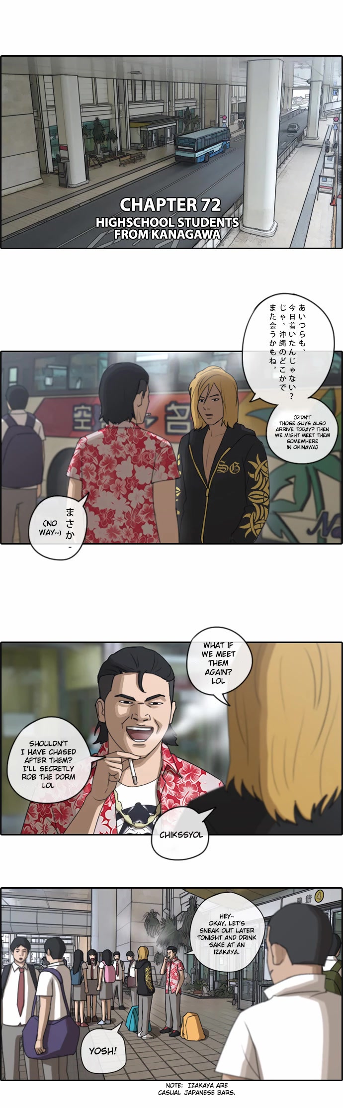 Free Throw Chapter 72 page 4 - Chapter 72: Highschool students from Kanagawa
