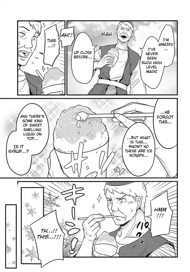 Freeter ga Jimini Isekai Teni suru manga Chapter 13 page 5 - Chapter 13: Freeter and shaved ice