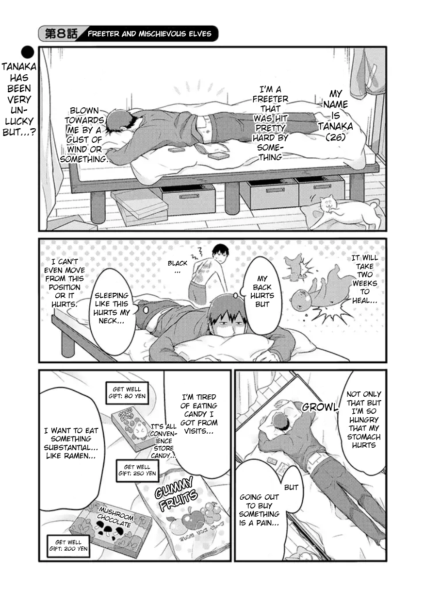 Freeter ga Jimini Isekai Teni suru manga Chapter 8 page 1 - Chapter 8: Freeter and mischievous elves