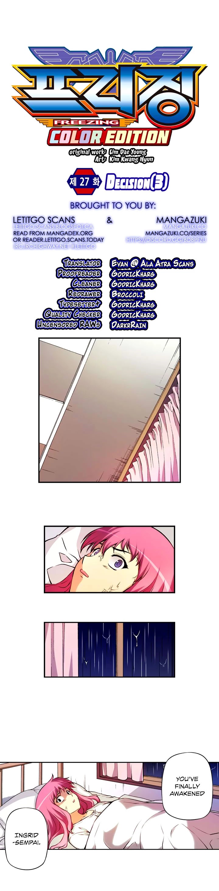 Freezing Colour Edition Chapter 27 page 7 - Chapter 27: Decision (3)