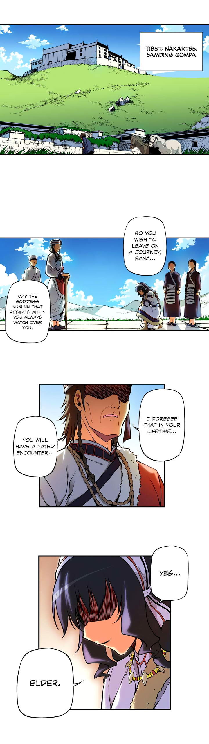 Freezing Colour Edition Chapter 28 page 2 - Chapter 28: The Visitor From Tibet (1)