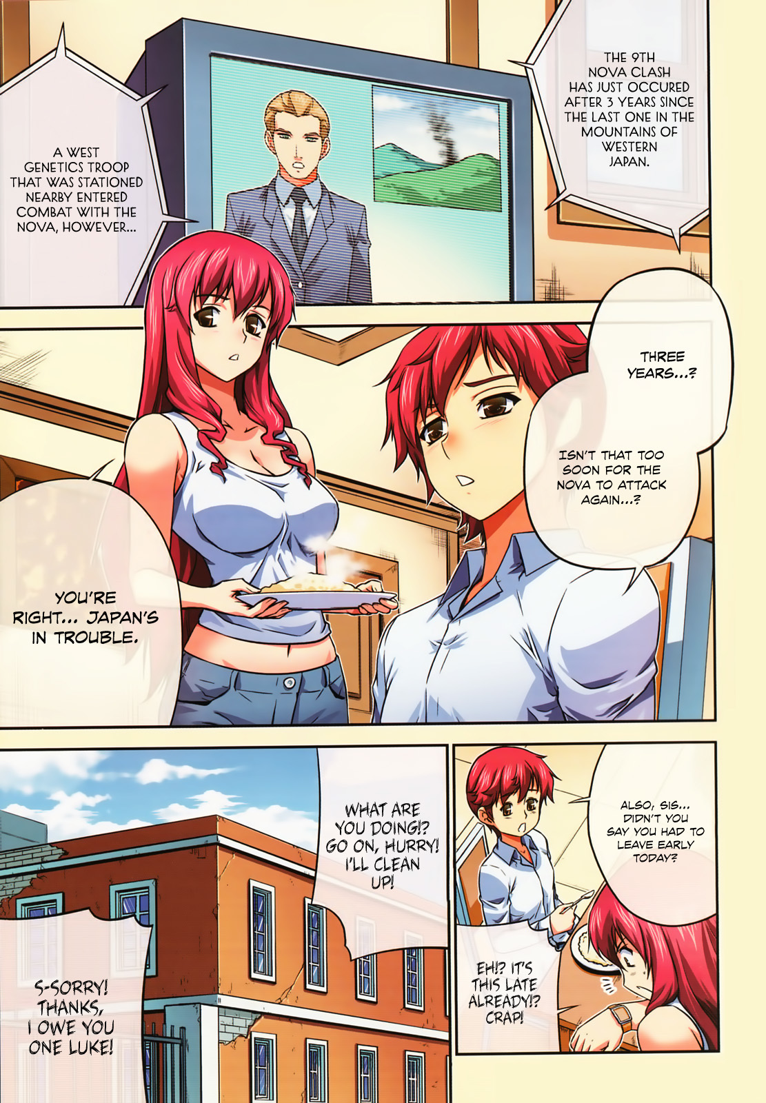 Freezing Zero Chapter 19 page 2 - Chapter 19: Brother and Sister I