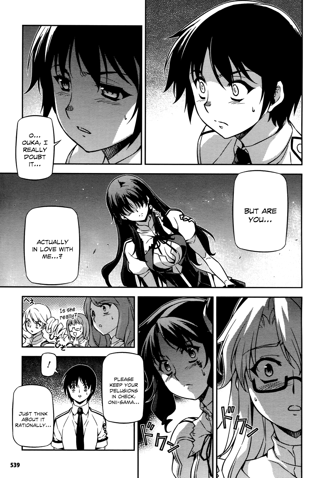 Freezing Chapter 102 page 12 - Chapter 102: Ouka Tenjouin