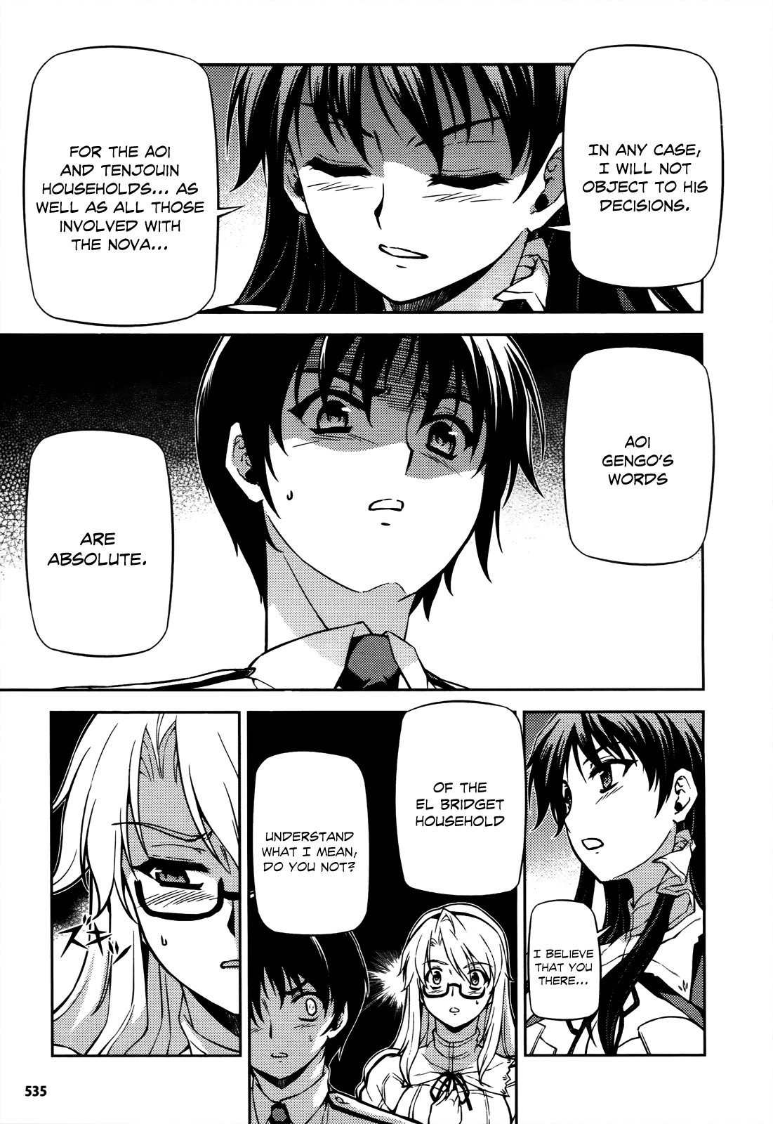 Freezing Chapter 102 page 8 - Chapter 102: Ouka Tenjouin