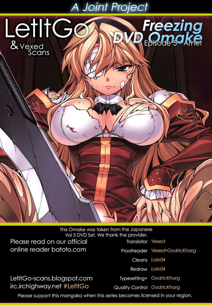 Freezing Chapter 209.7 page 1 - Chapter 209.7 : Arnett - Wake up Morrison Omake 5