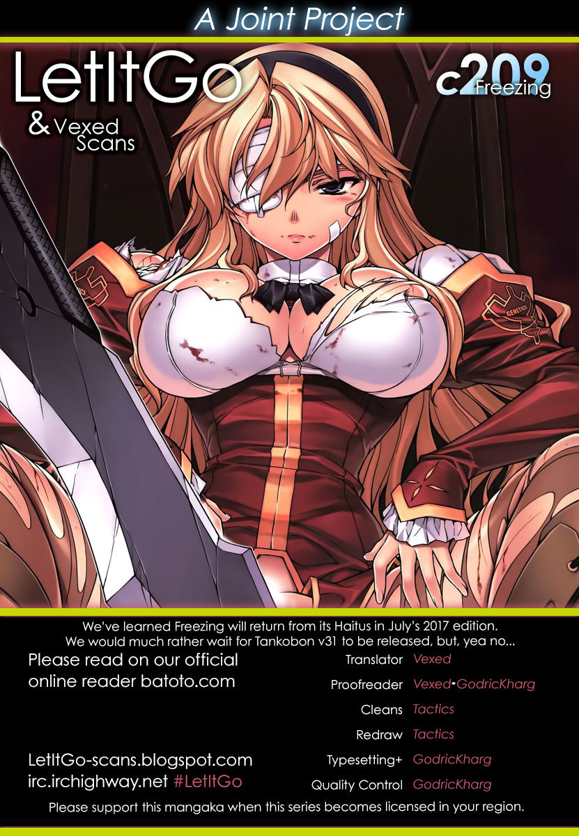 Freezing Chapter 209 page 1 - Chapter 209: Stone Statues of Lamentation