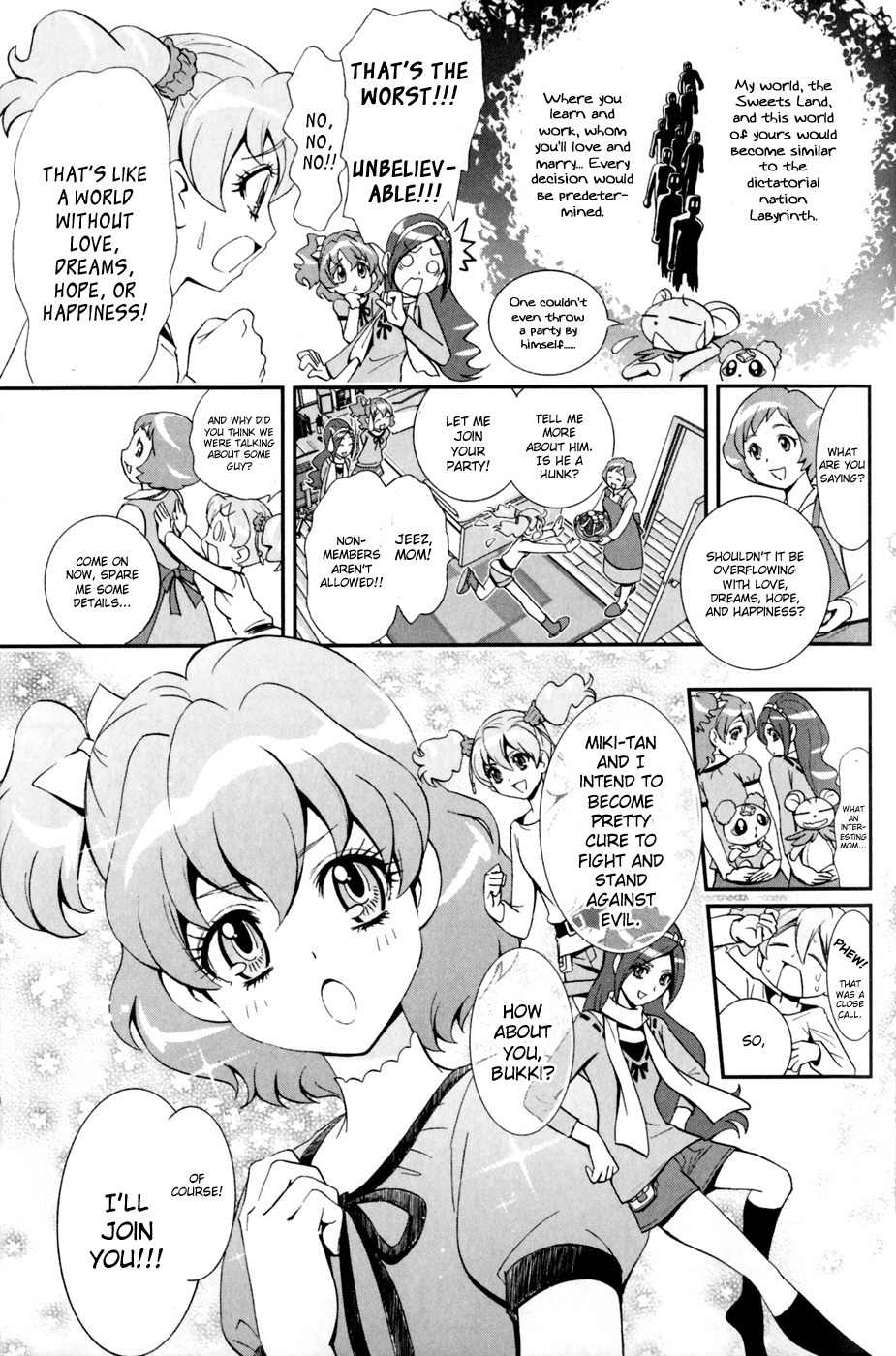 Fresh Precure! Chapter 3 page 6 - Chapter 3