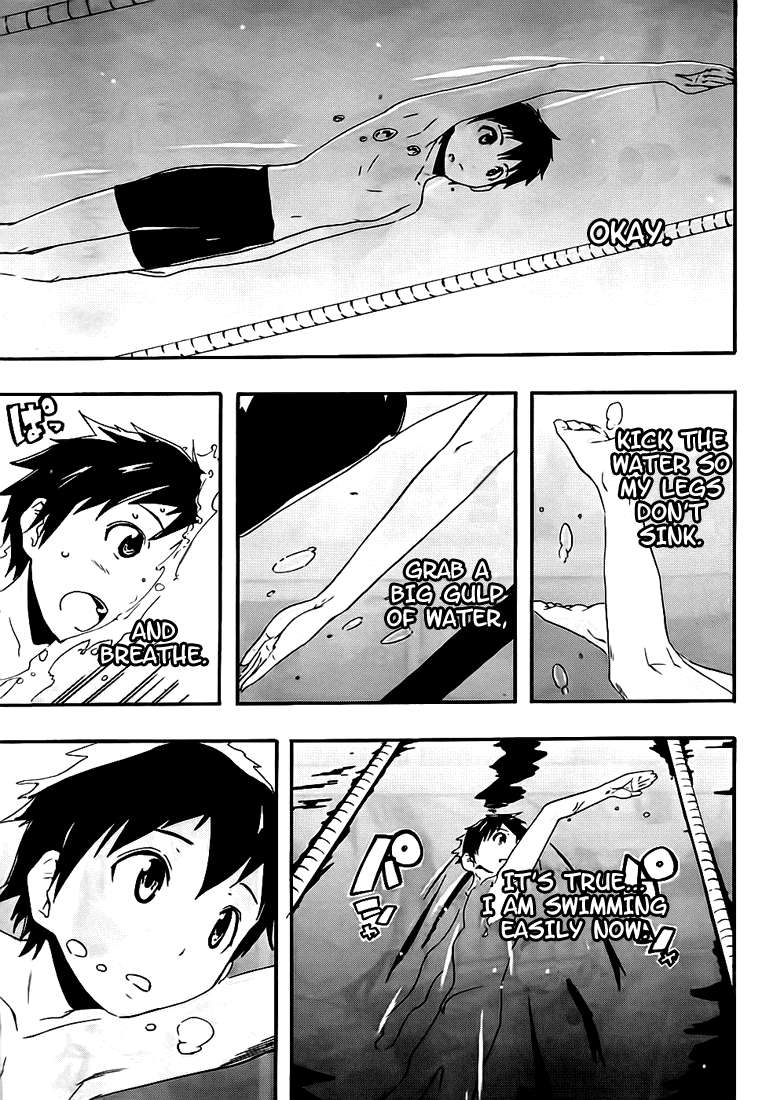 Frogman Chapter 7 page 14 - Chapter 7: Try Swimming Slowly