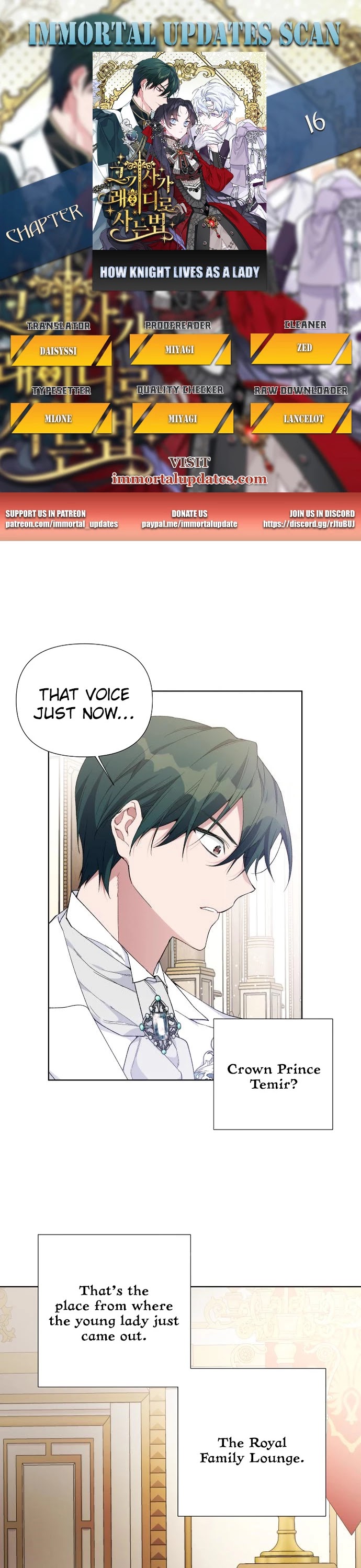 From a Knight to a Lady Chapter 16 page 1 - Chapter 16