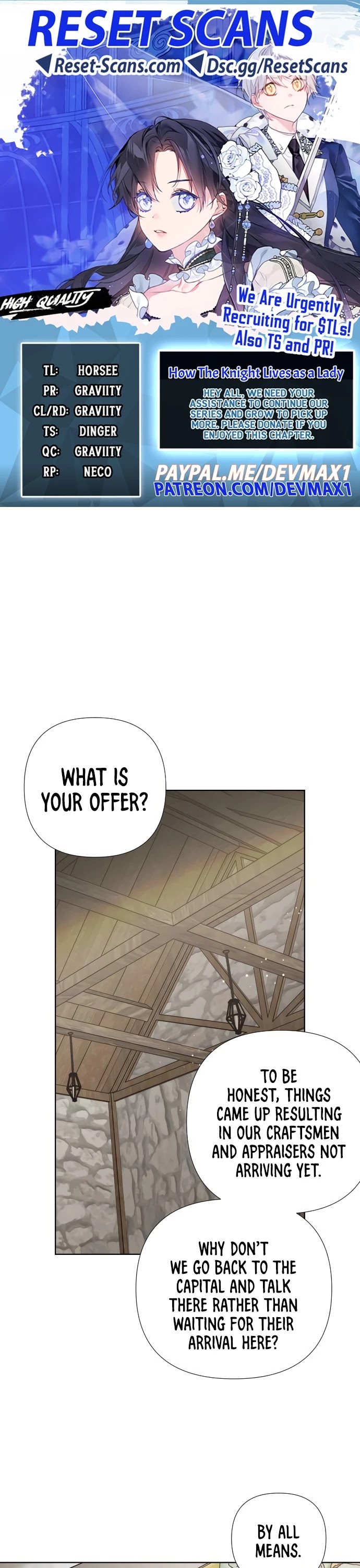 From a Knight to a Lady Chapter 30 page 1 - Chapter 30