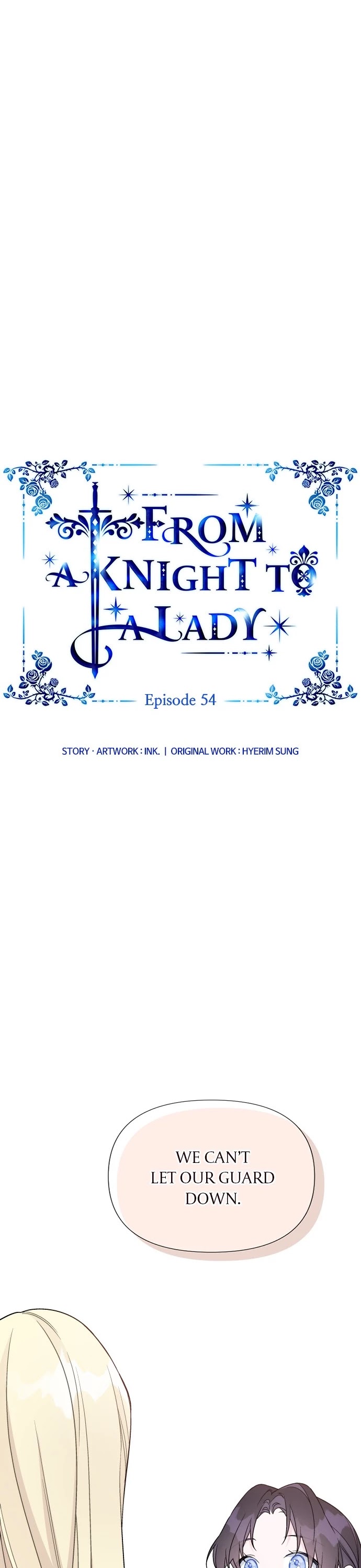 From a Knight to a Lady Chapter 54 page 1 - Chapter 54: Episode 54