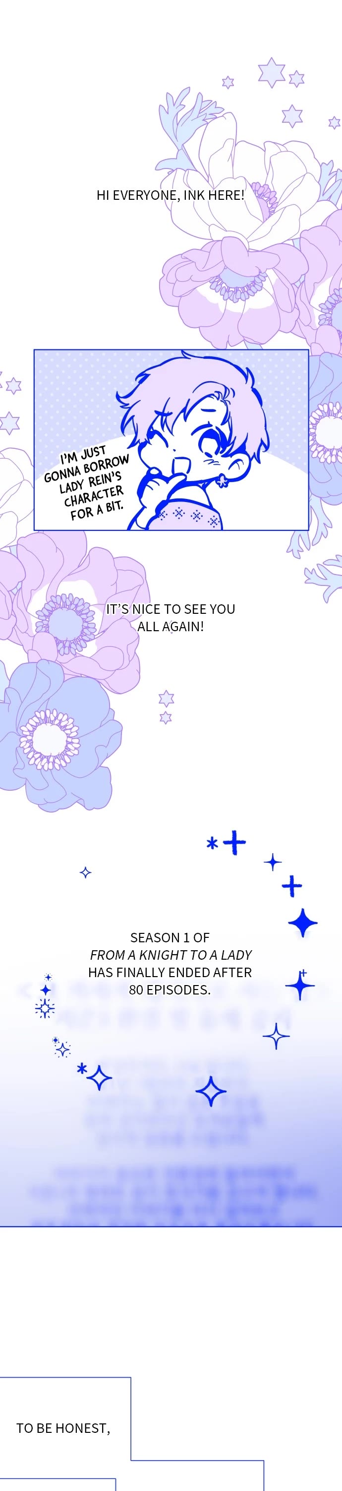 From a Knight to a Lady Chapter 81 page 1 - Chapter 81: Afterword
