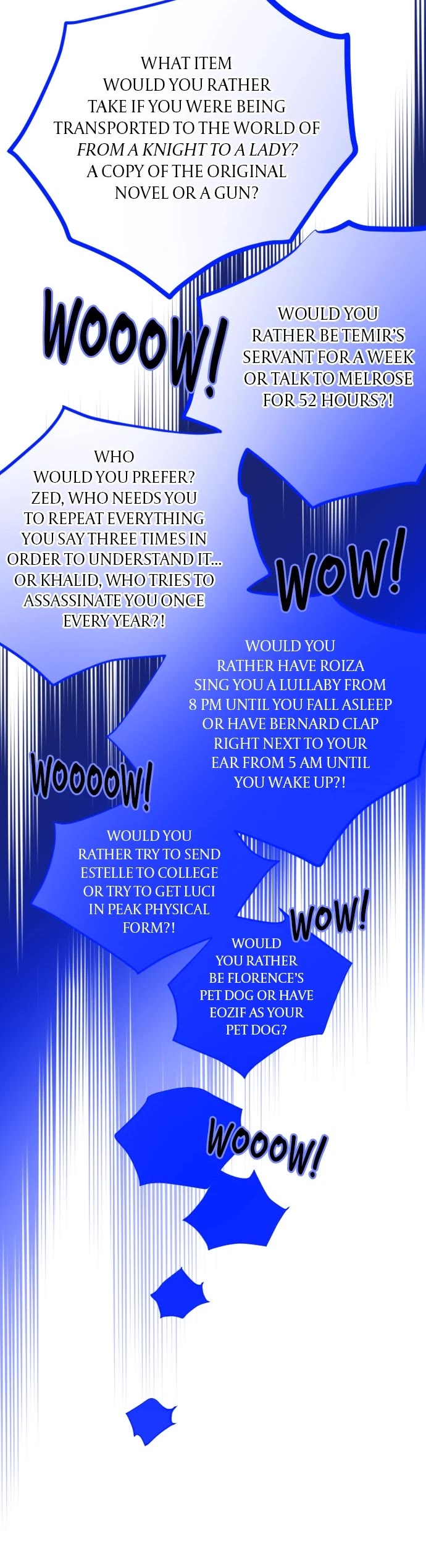 From a Knight to a Lady Chapter 81 page 5 - Chapter 81: Afterword