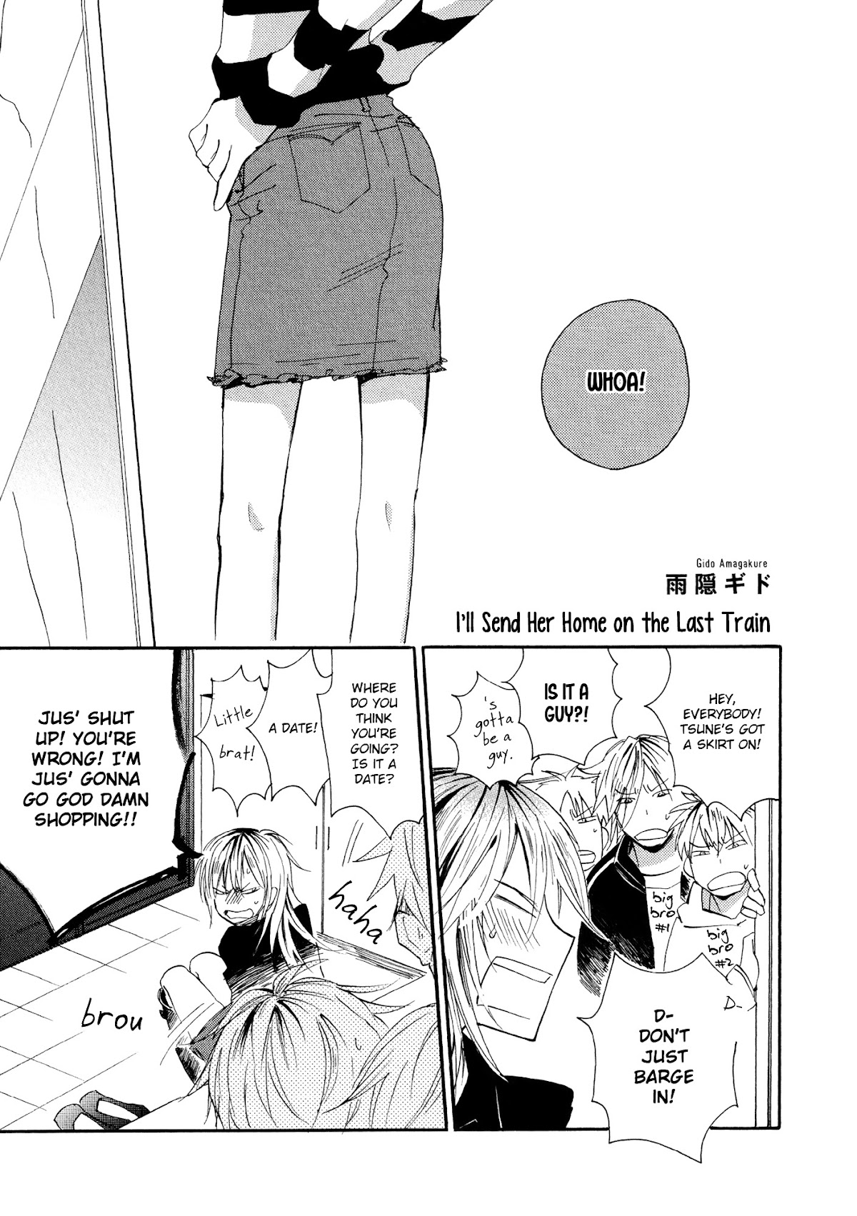 From Aiu Station on the Hiragana Line Chapter 2 page 1 - Chapter 2 : I'll Send Her Home on the Last Train [Sequel]