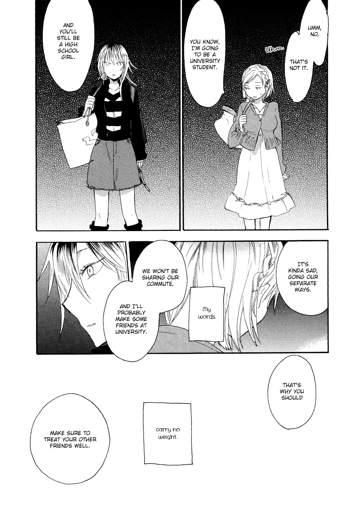 From Aiu Station on the Hiragana Line Chapter 2 page 21 - Chapter 2 : I'll Send Her Home on the Last Train [Sequel]