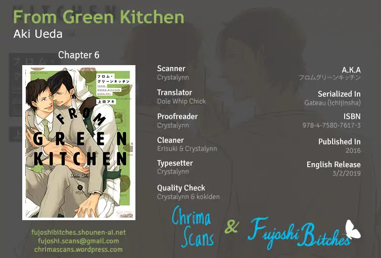From Green Kitchen Chapter 6 page 1 - Chapter 6