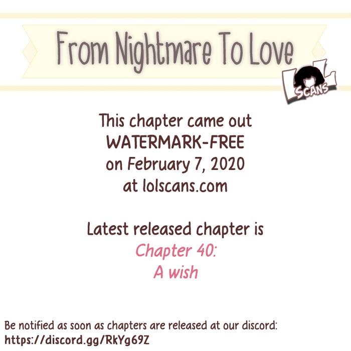 From Nightmare To Love Chapter 37 page 51 - Chapter 37: A New Beginning