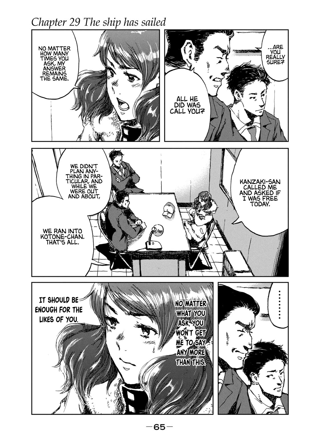 From the Dust Chapter 29 page 1 - Chapter 29: The Ship Has Sailed
