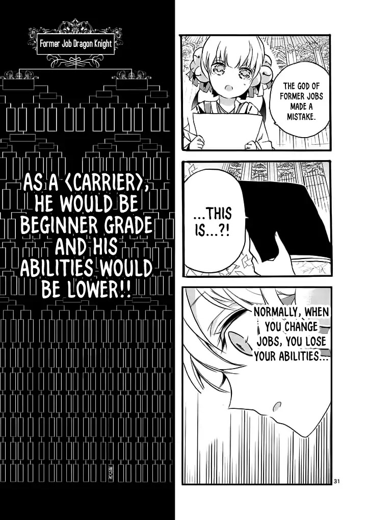 From The Strongest Job of Dragon Knight, To The Beginner Job Carrier, Somehow, I Am Dependent On The Heroes Chapter 1 page 32 - Chapter 1