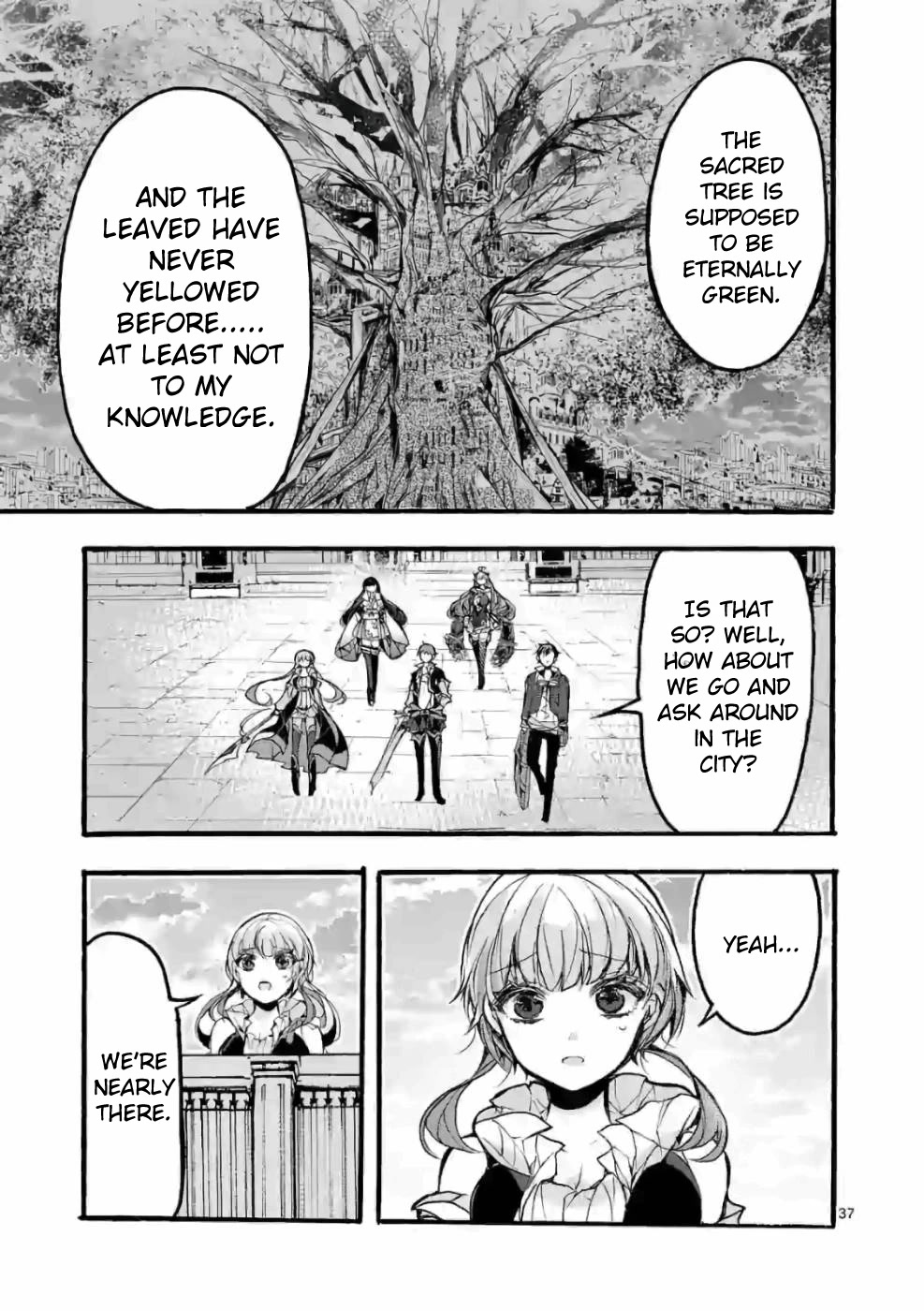 From The Strongest Job of Dragon Knight, To The Beginner Job Carrier, Somehow, I Am Dependent On The Heroes Chapter 27 page 37 - Chapter 27