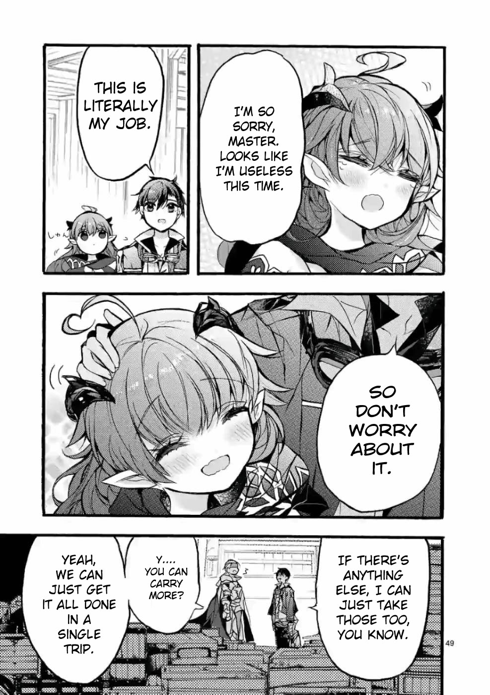 From The Strongest Job of Dragon Knight, To The Beginner Job Carrier, Somehow, I Am Dependent On The Heroes Chapter 28 page 49 - Chapter 28