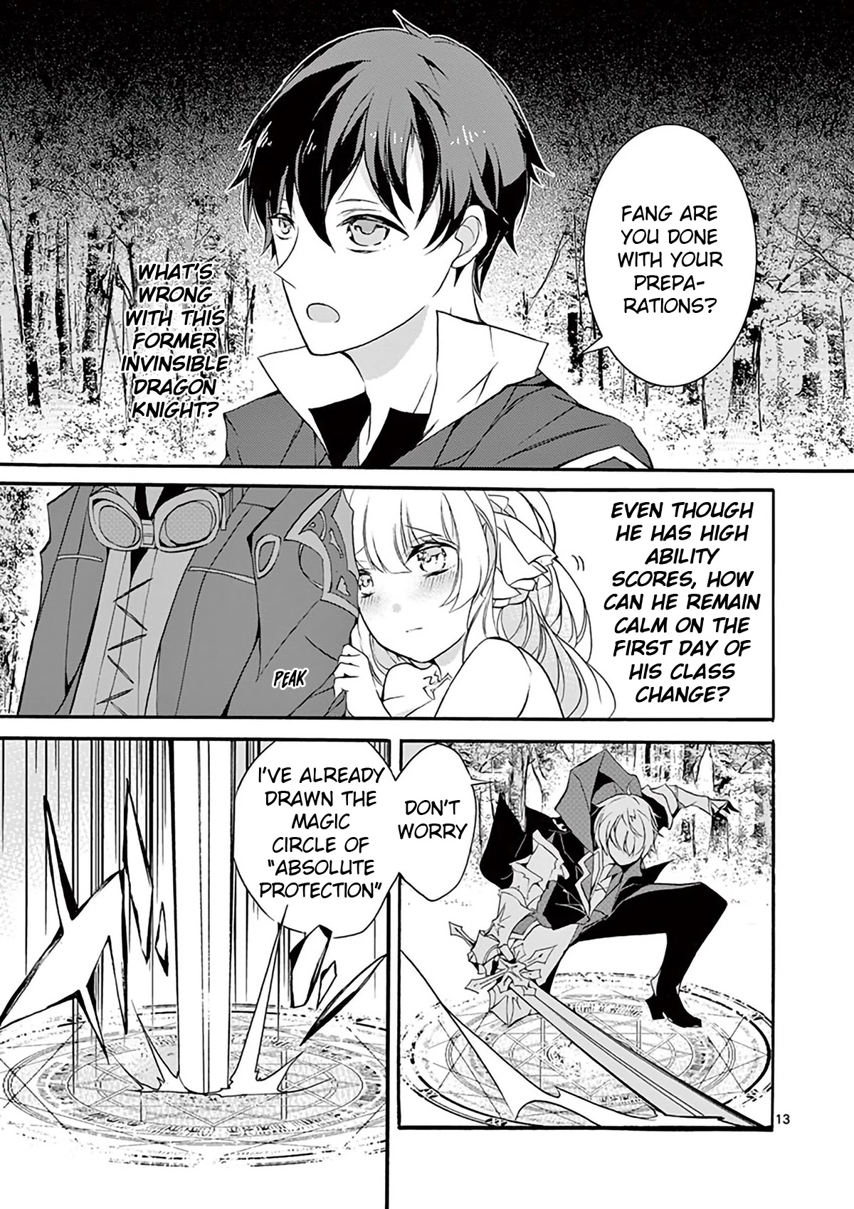 From The Strongest Job of Dragon Knight, To The Beginner Job Carrier, Somehow, I Am Dependent On The Heroes Chapter 3 page 13 - Chapter 3
