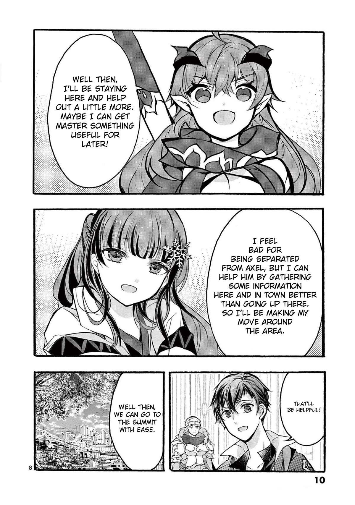 From The Strongest Job of Dragon Knight, To The Beginner Job Carrier, Somehow, I Am Dependent On The Heroes Chapter 30 page 8 - Chapter 30