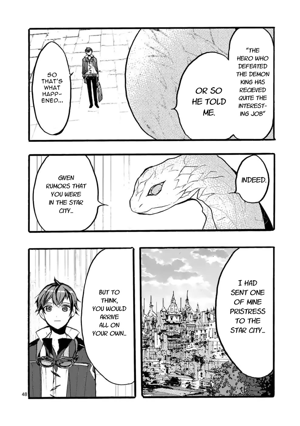 From The Strongest Job of Dragon Knight, To The Beginner Job Carrier, Somehow, I Am Dependent On The Heroes Chapter 37 page 47 - Chapter 37