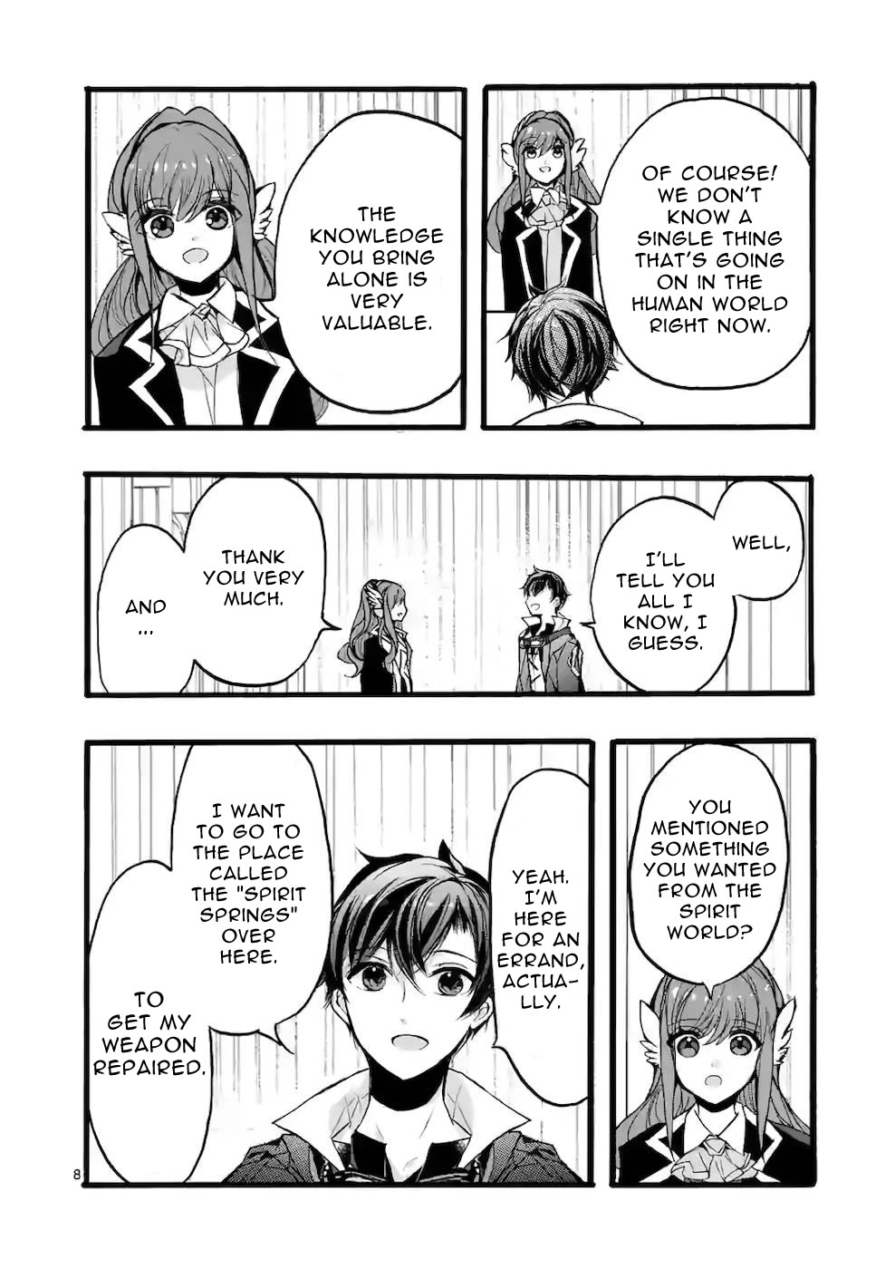From The Strongest Job of Dragon Knight, To The Beginner Job Carrier, Somehow, I Am Dependent On The Heroes Chapter 44 page 8 - Chapter 44