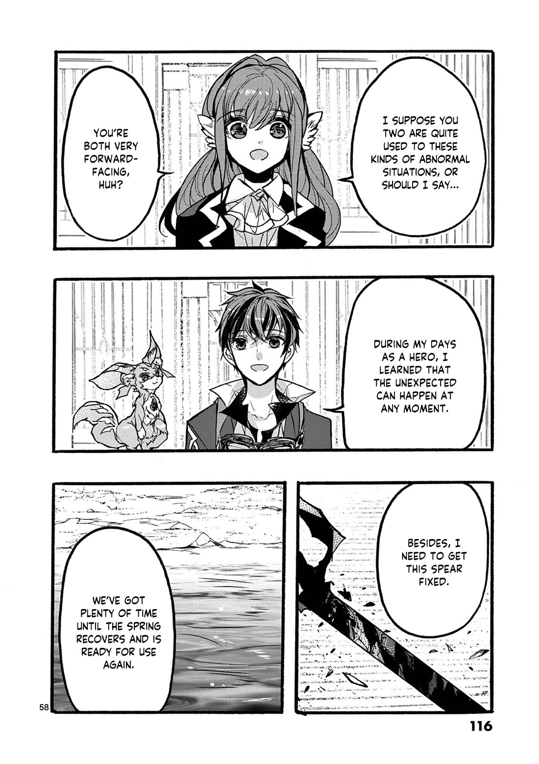 From The Strongest Job of Dragon Knight, To The Beginner Job Carrier, Somehow, I Am Dependent On The Heroes Chapter 46 page 58 - Chapter 46