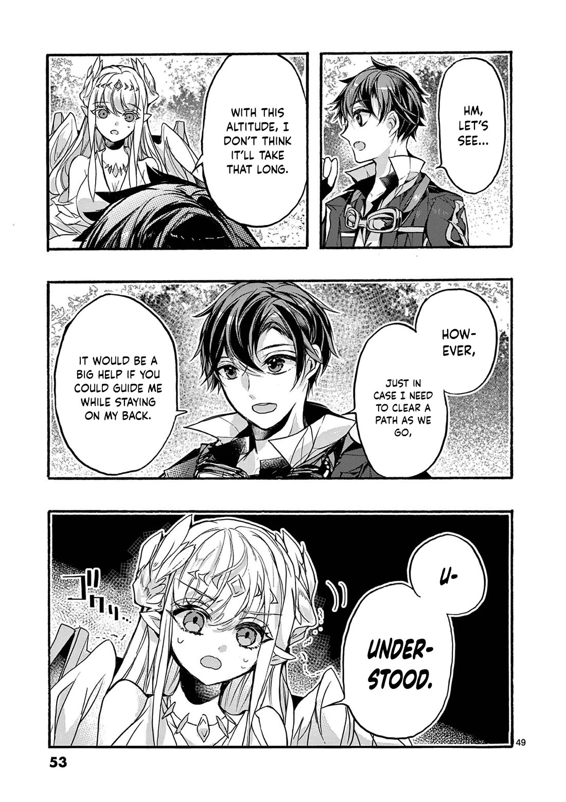 From The Strongest Job of Dragon Knight, To The Beginner Job Carrier, Somehow, I Am Dependent On The Heroes Chapter 48 page 53 - Chapter 48