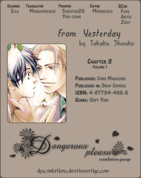 From Yesterday Chapter 3 page 1 - Chapter 3