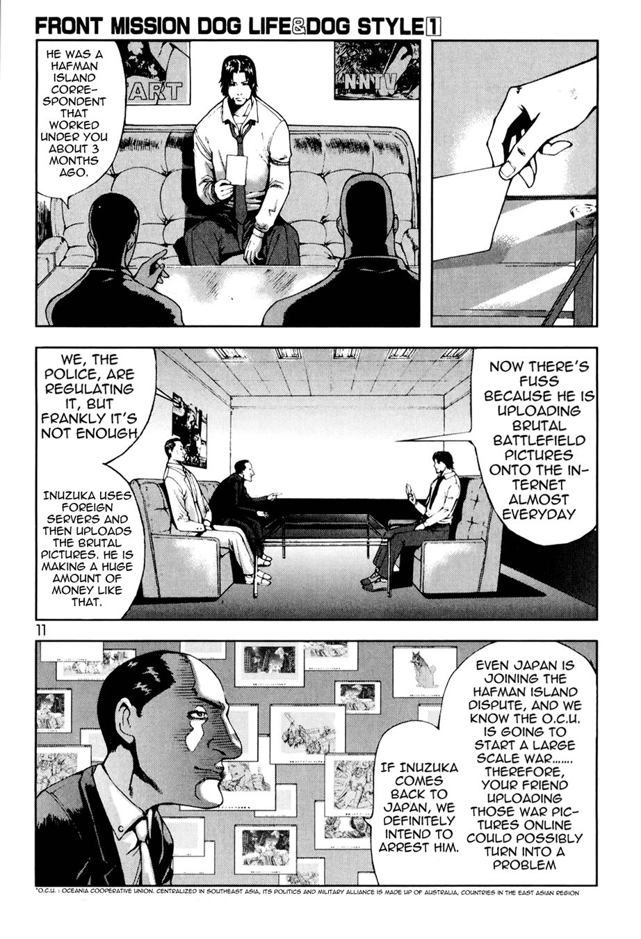 Front Mission - Dog Life & Dog Style Chapter 1 page 13 - Chapter 1: STYLE:1 - The Invisible Man on the Battlefield (1)