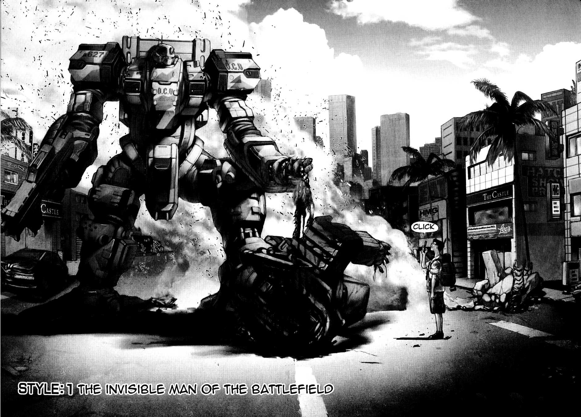 Front Mission - Dog Life & Dog Style Chapter 1 page 7 - Chapter 1: STYLE:1 - The Invisible Man on the Battlefield (1)
