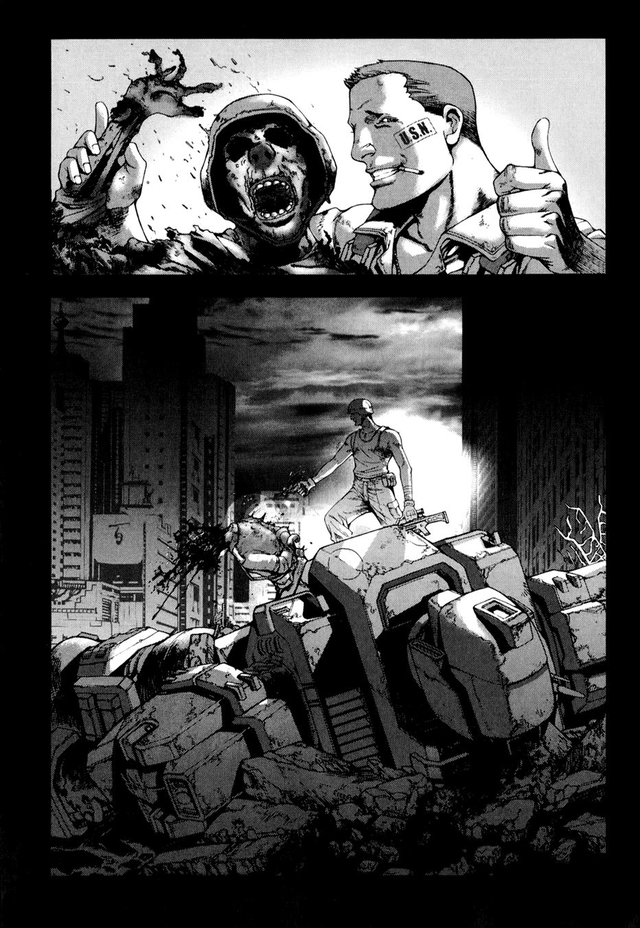 Front Mission - Dog Life & Dog Style Chapter 1 page 9 - Chapter 1: STYLE:1 - The Invisible Man on the Battlefield (1)