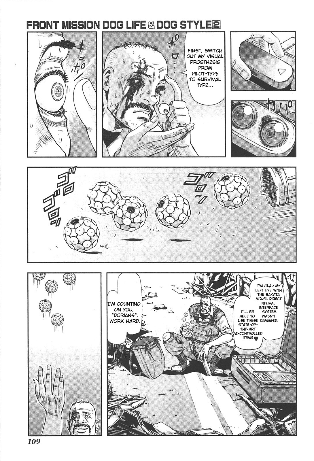 Front Mission - Dog Life & Dog Style Chapter 13 page 11 - Chapter 13: STYLE:4 - Fruit of Eden (1)